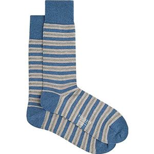 Hackett London Gestreepte sokken voor heren, Mid Blauw, Small