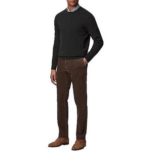 Hackett London Heren Pigment Cord Chino Broek, Bruin (Chocolade), 40W / 32L