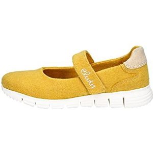Elwin Shoes Karma Slipper, dames, geel/gebroken wit, maat 40 EU, geel offwhite, 40 EU