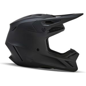 Fox Racing Fox V3 Solid Matte Black helm S, helm uniseks, volwassenen