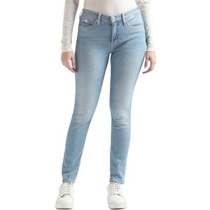 Calvin Klein Jeans Dames Mid Rise Skinny Broek, Denim Light, 26W / 32L