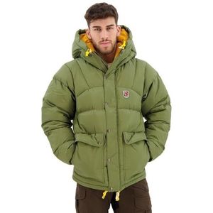 FJALLRAVEN 84605-620-161 Expedition Down Lite Jacket M Herenjas Green-Mustard Yellow Maat XS