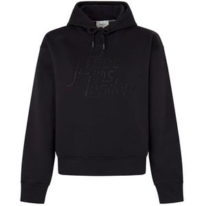 Pepe Jeans Harriet sweatshirt met capuchon voor dames, Zwart (zwart), XL