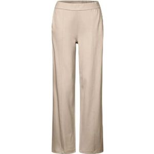 Street One - Straight Legs Broek - Casual Pasvorm - High Waist - Viscosemix