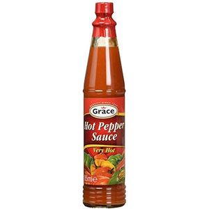 Grace Warm Pepper Saus 12 Pakketten of 85 milliliter