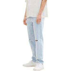 TOM TAILOR Denim Loose fit jeans voor heren, 10117 - Gebruikte Bleached Blue Denim, 34W x 34L