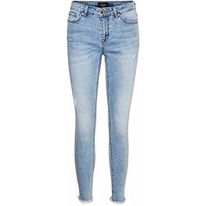 VERO MODA dames broek, blauw (light blue denim), (XS) W x 34L