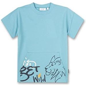 Sanetta T-shirt voor jongens, lagune, 140 cm