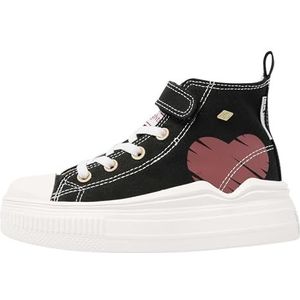 Kaya Flow MID, Sneaker, Zwart Bordeaux Hart, 32 EU