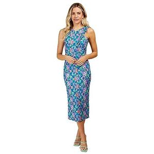 Little Mistress Midi-cocktailjurk met bloemenprint voor dames, Meerkleurig, 44