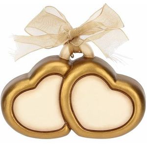 THUN - Mini formeel hartpaar - keramiek - collectie bonboniere - 8,6 x 5,7 x 2,8 cm