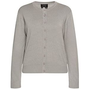 LEOMIA Dames Cardigan 15326710-LE02, grijs, XL, grijs, XL