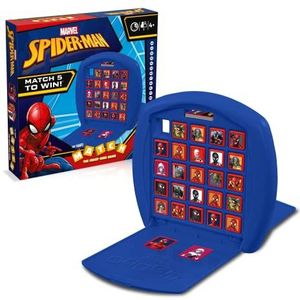 Marvel Spiderman Top Trumps Match - Familiespel | Leeftijd 4+ | 2 spelers | Inclusief 25 dobbelstenen en 15 karakterkaarten
