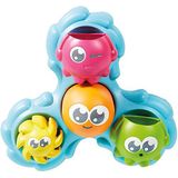 TOMY Games E72820C Spin & Splash Toomies Octopus Bath Toy for Water Play Suitable for 1, 2, 3 & 4 Year Olds Girls & Boys, Various