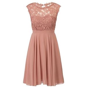 Cocktailjurk - Chiffon - Effen - Kort/Mini - Mouwloos - Slanke Pasvorm