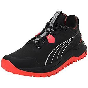 PUMA Voyage Nitro Hardloopschoenen voor heren, Puma Black Lava Blast, 32 EU