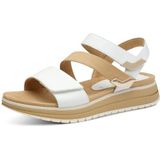 MARCO TOZZI Sandaal - Wit - Textiel/Synthetisch - Comfortabele Damschoenen