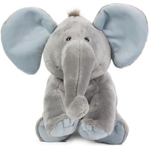 Schaffer 5183 Pluche olifant Sugarbaby Blue 30 cm Knuffelspeeltje