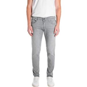Replay heren regular fit jeans willbi, 095, lichtgrijs, 29W / 30L