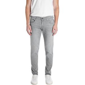 Replay heren regular fit jeans willbi, 095, lichtgrijs, 29W / 30L