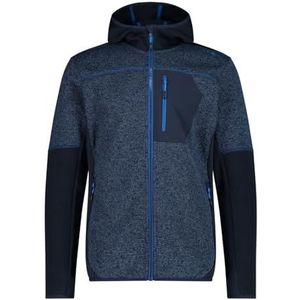 CMP Heren fleecejack Knit Tech met vaste capuchon