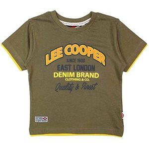 Lee Cooper T-shirt voor jongens, Groen, 8 Jaren