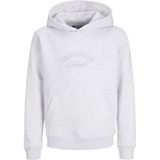 Jack & Jones - JORBLEECKER BRANDING SWEAT HOOD BF JNR - Hoodie - Bright White
