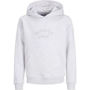 Jack & Jones - JORBLEECKER BRANDING SWEAT HOOD BF JNR - Hoodie - Bright White