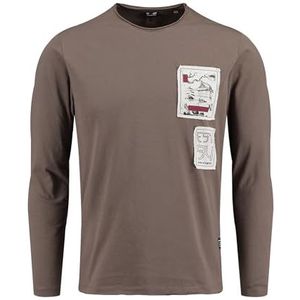KEYLARGO Klfocus Round Ls Sweatshirt voor heren, Mud Brown (1607), M