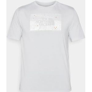 The North Face Foundation Abstract Graphic T-Shirt voor heren High Rise Grey L