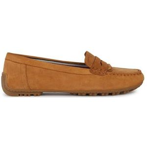 Geox Dames D Kosmopolis + Grip Moccasin, Cognac, 38 EU, cognac, 38 EU