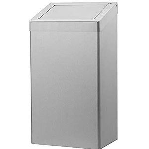 All Care 13088 Dutch Bins roestvrij staal gesloten afvalcontainer, 50 liter