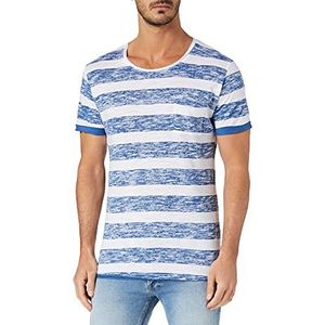 KEY LARGO Heren Airflow Ronde T-Shirt, blauw, XL