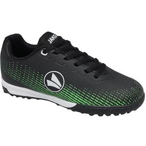 JAKO Unisex J-st Skill voetbalschoen voor kinderen, Neon Green Jet Black, 33 EU