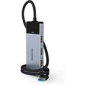 USB C Docking Station USB C Hub met 4K HDMI, USB C 3.0, PD 100W, 2 USB 3.0, 2 USB 2.0, SD/TF Card Reader, Audio/Mic Compatibel voor Laptop