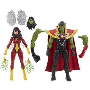 Avengers Marvel Legends figurines Skrull Queen & Super-Skrull 15 cm