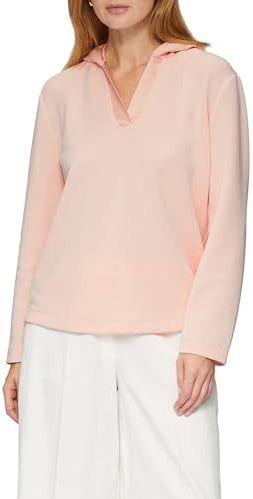 s.Oliver BLACK LABEL - Hoodie - Roze - Met Satijnen Details