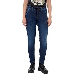 Kaporal Jeans/joggingbroek voor dames, model Viwix, kleur Ex Worn, indigo, maat XL, Bleu Exwoin, L