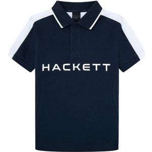 Hackett London Hs Hackett Multi poloshirt voor jongens, Blauw (zwart), 5 jaar