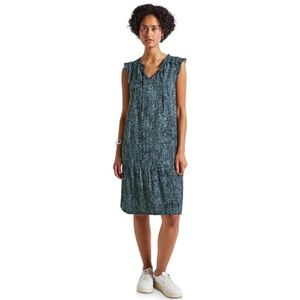 Street One Dames Tuniekjurk met patroon in Blauw, in size: 34