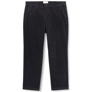 GANT Regular corduroy chino's, zwart-grijs, 38W x 30L