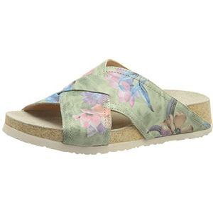 Think! Dames Koak_3-000537 chroomvrij gelooide duurzame slippers, 9010 Mint, 43 EU