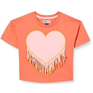 Tuc Tuc Girls-Happy Message T-shirt, oranje, regular voor meisjes