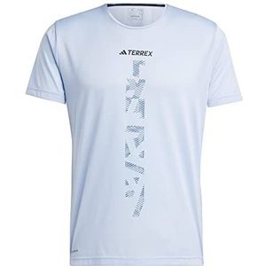 adidas agr shirt voor heren, Blauwe schemering, XS