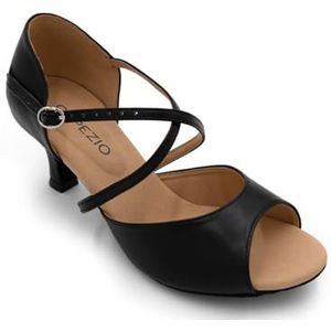 Capezio Eva Ballroom Shoe, zwart, 10 W