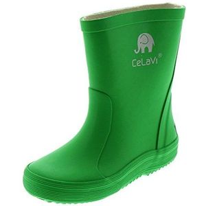 CELAVI Kinderen Unisex waterdichte rubberlaarzen, 100% natuurlijk rubber regenlaarzen, maat: 30, kleur: groen, 114797430