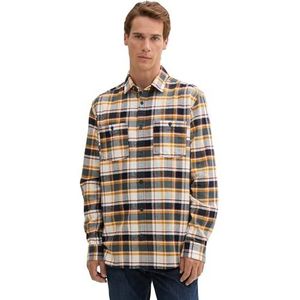 TOM TAILOR heren overhemd, 36639 - Navy Multi Check, XXL