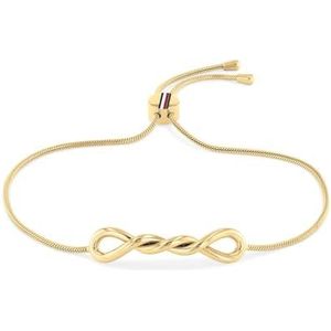 Tommy Hilfiger Sieraden Dames Roestvrij stalen ketting armband Geel goud - 2780712, Eén maat, Roestvrij staal, Geen edelsteen