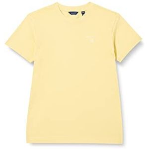 GANT T-shirt voor kinderen, zachtgeel, 134 cm