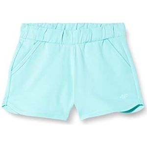 4F JUNIOR CAS Meisjesshort, Munt, 140 cm